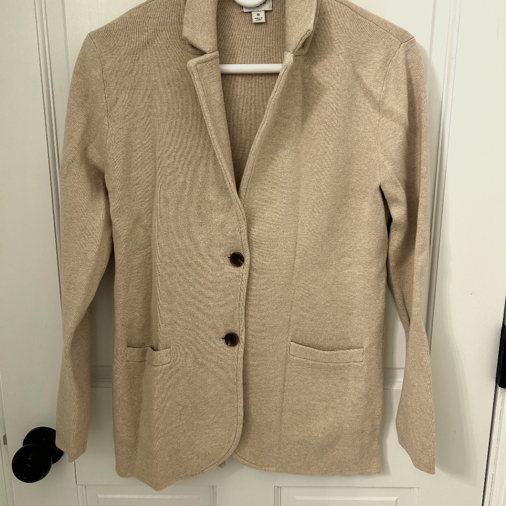 J Crew Knit Sweater Blazer
